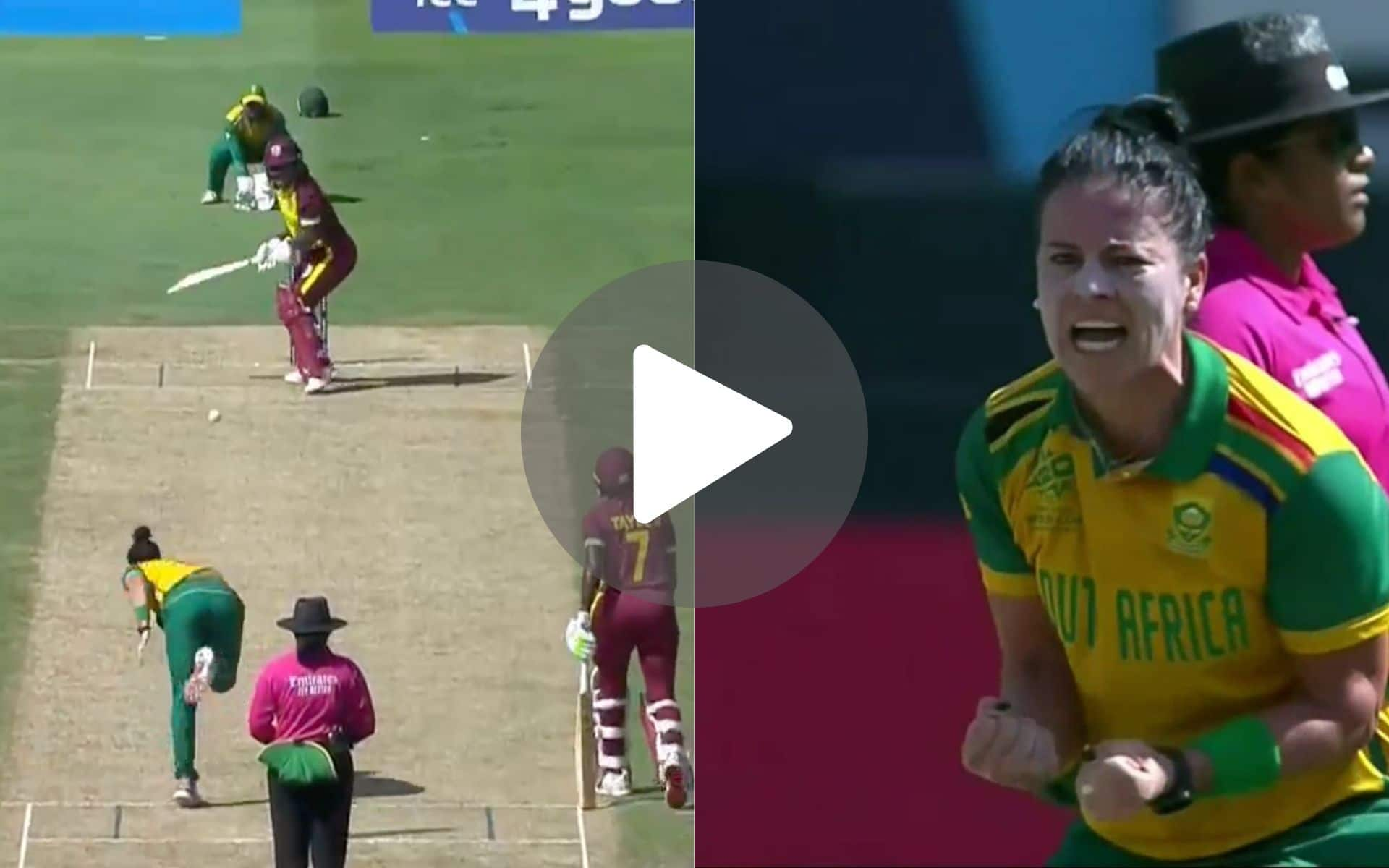 [Watch] Marizanne Kapp's Wild Celebrations After Deandra Dottin's Wicket In Women's T20 WC 2024